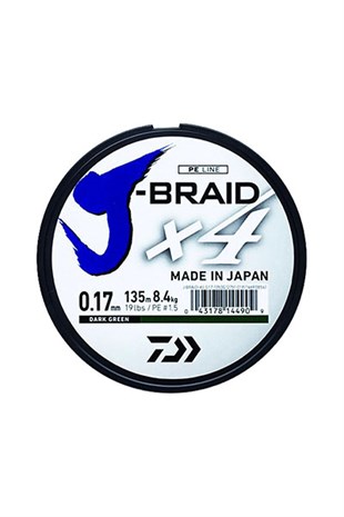 Daiwa JBraid 4B Koyu Yeşil 270m İp Misina (12741115)