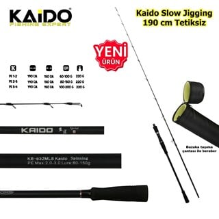 Jig Olta Kamışlarıinde Kaidomarkalı Kaido 190 cm Slow Jig Kamışı Tetiksizürünü detaylı inceleyin.