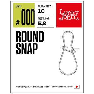 Lucky John Klips 5113 Round Snap